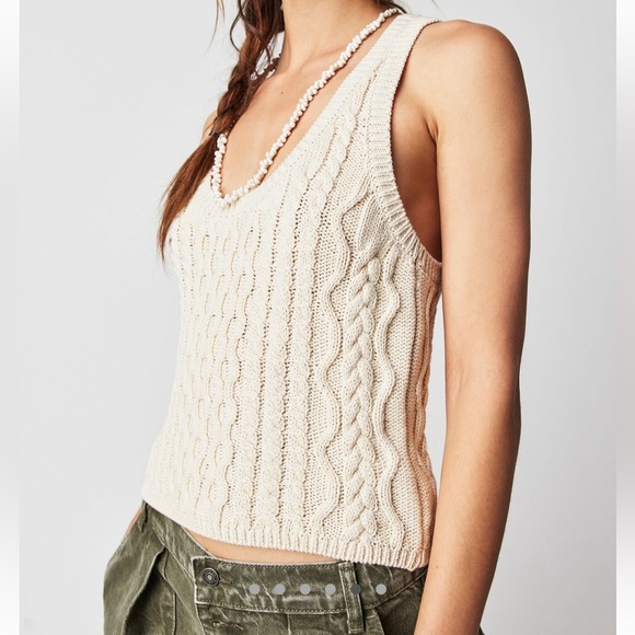 Free People High Tide Cable Tank
Retail $78 - Picture 3 of 4